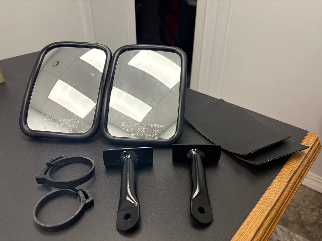 Side Mirrors (Right & Left) for UTV / ATV / Golf Carts